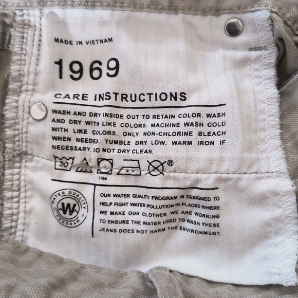 GAP Light Gray/Taupe Animal Print Always Skinny Jeans Size 30 - Picture 8 of 8